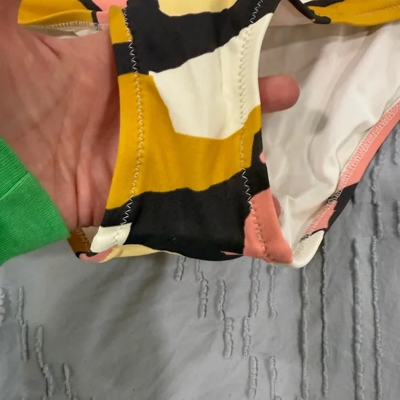 JCREW NWOT Small Colorful Halter Bikini Set - Picture 3 of 11